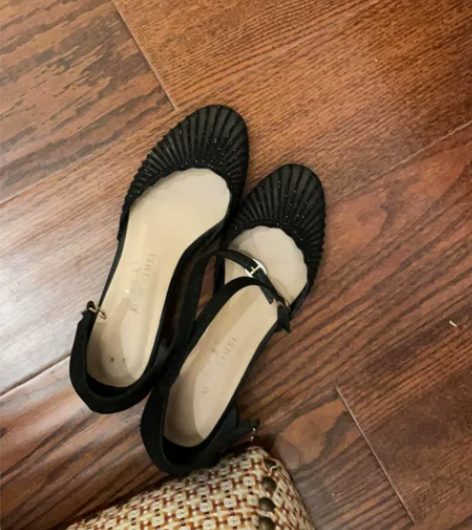 37码 穿过2次 高跟鞋 黑色