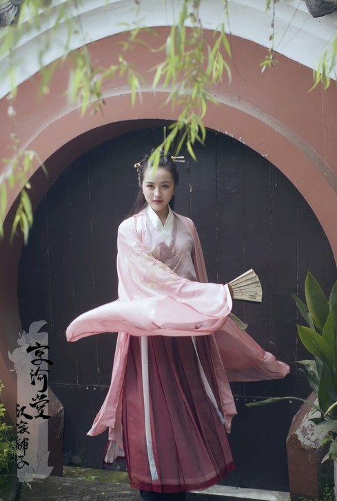 【京渝堂汉服】魏晋风浅交领汉服，瑶台月，三...