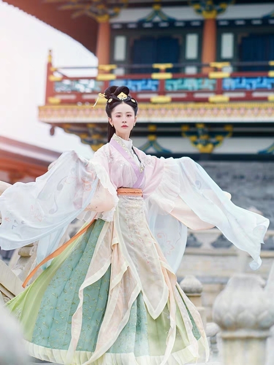 【洛灵】花朝记汉服 洛神系列魏晋制襦裙5m...
