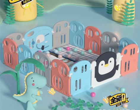 全新正品全新曼龙围栏企鹅围栏儿童游戏围栏 ...
