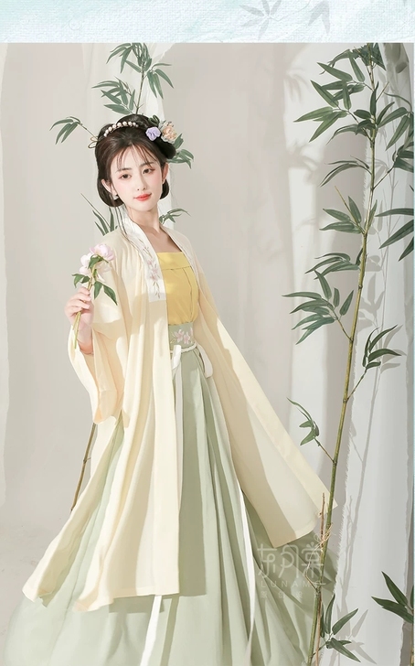 东月棠【清风笺】原创宋制汉服三件套春夏季中...