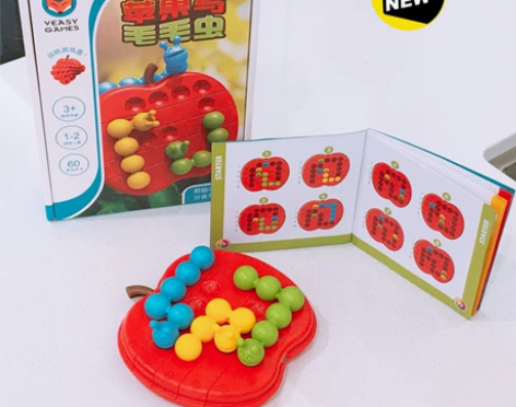 全新毛毛虫吃苹果SG比利时桌游儿童益智桌游...