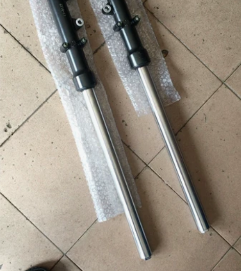 地平线摩托车跑车前减震器双碟刹避震器金鹰北...