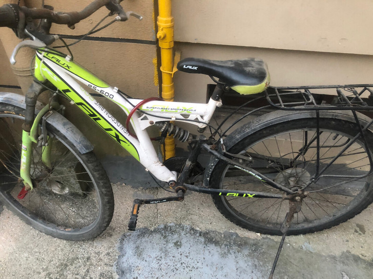 闲置山地自行车一辆，打了气就能骑##amp...