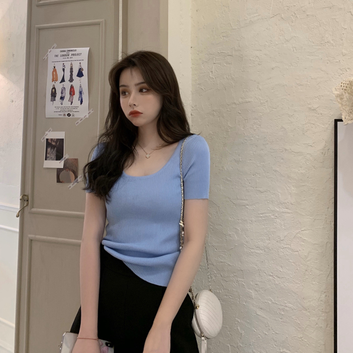 晶美雅 蕾丝雪纺衫