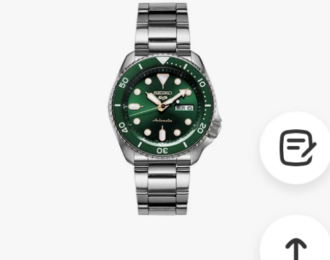 SEIKO精工5号官方手表男日本绿水鬼机械...