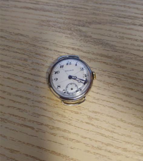精工小三针女式腕表 后盖里有精工舍的标，8...