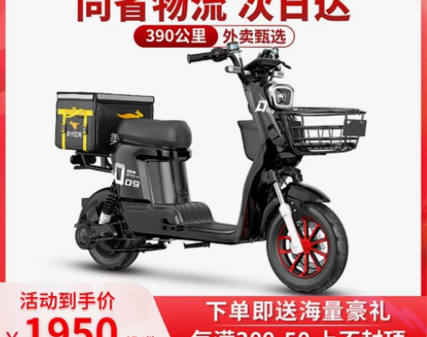 新国标电动自行车可上牌智能车锂电长跑电瓶车...