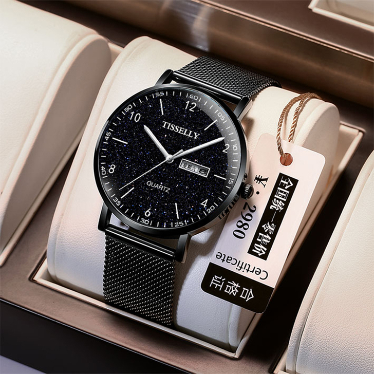 送男朋友老公的520情人节生日礼物手表男士...