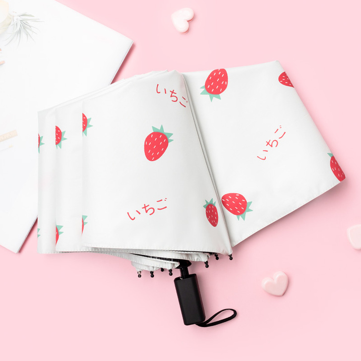 遮阳伞女晴雨两用自动雨伞折叠防紫外线太阳伞...