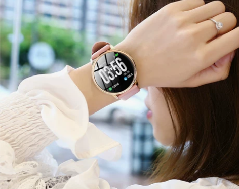 智能手环手表女适用于小米苹果血压心率女士多...