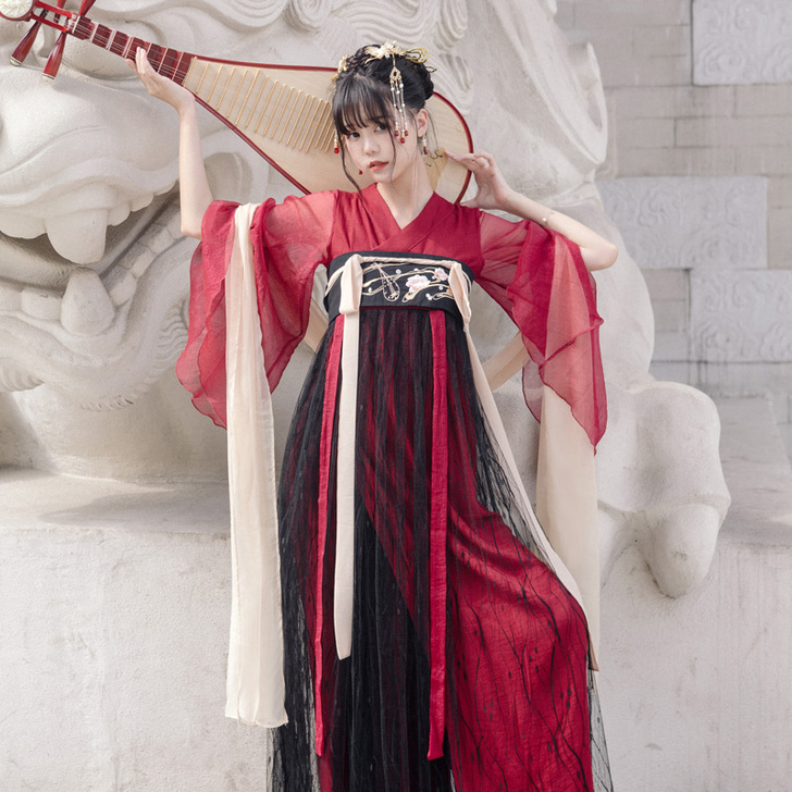 川黛-《霓裳羽衣曲》原创设计 中国风琵琶刺...