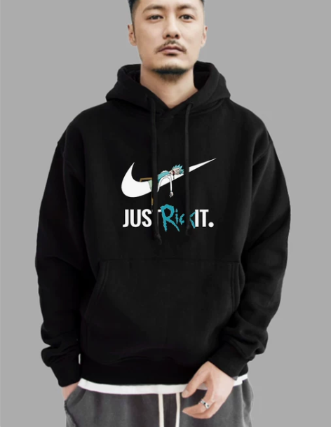 余文乐潮牌卫衣男连帽瑞克和莫蒂周边衣服春秋...