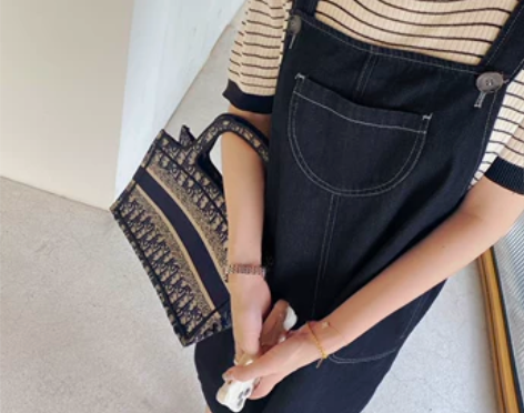 背带裙 背带连衣裙FEELROOM减龄宽松...