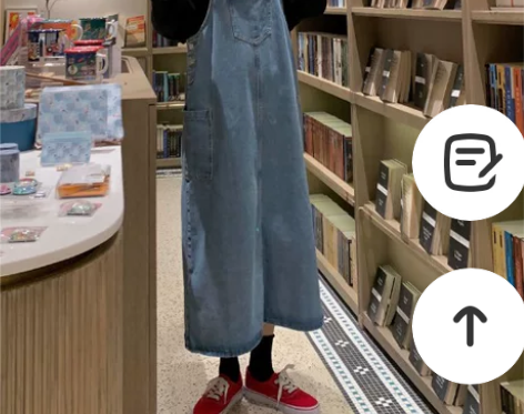 牛仔背带裙 穿到140斤没问题 洗过一次 ...