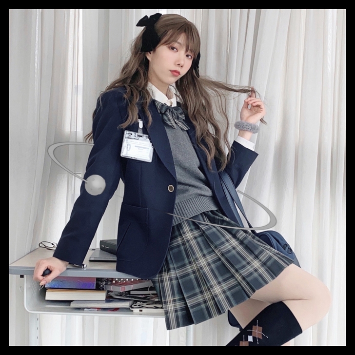 A市千金JK制服格裙，全新带吊定，小物平角...