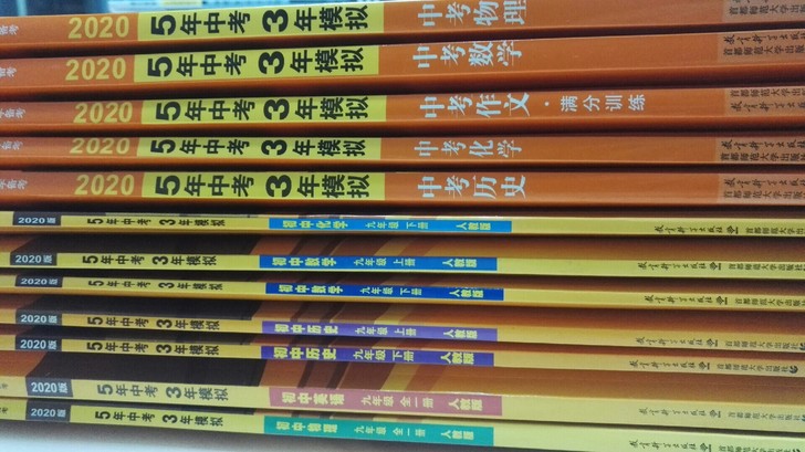 2020版 五三（九年级，中考）原价三十多...
