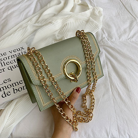 chic小包包女2019新款潮洋气简约单肩...