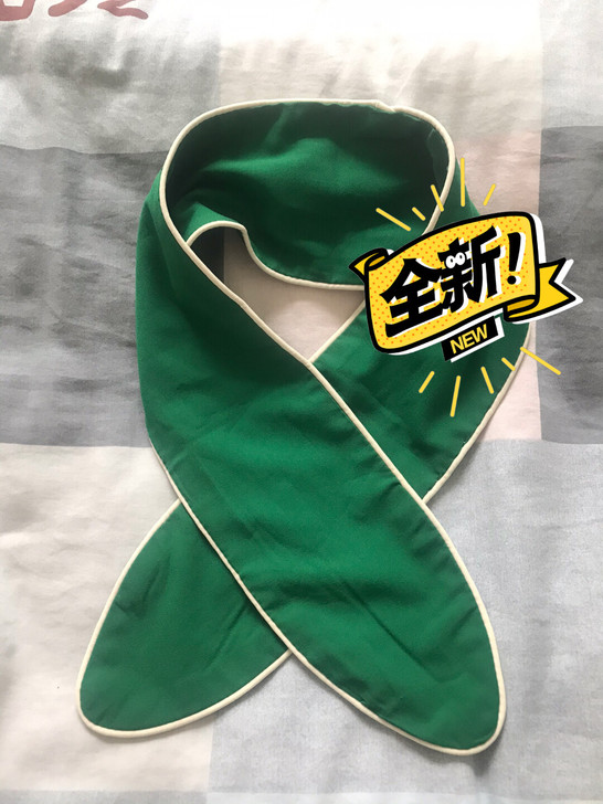 全新!韩国绿色气质雪纺丝带+赠送百雀羚束发带