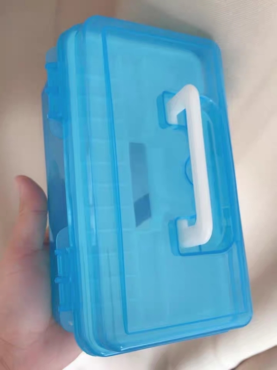 小型双层小药箱，工具箱，零件收纳盒