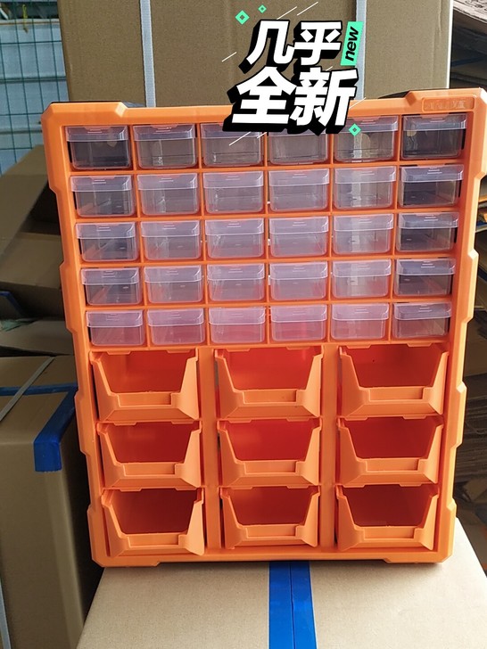 处理一些快递运输损坏的零件盒,都是坏在角上...