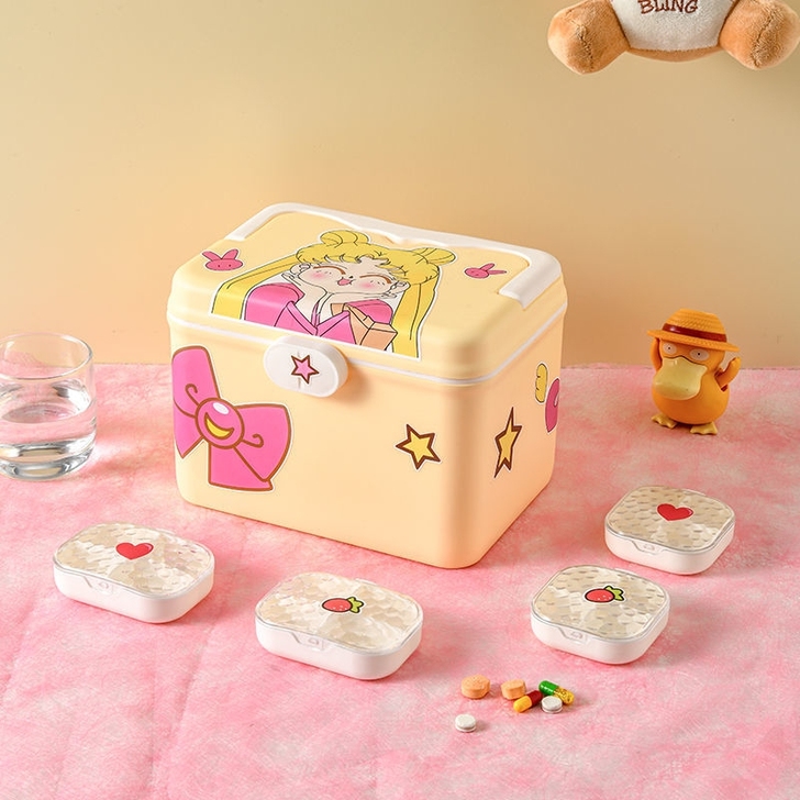 收纳盒包邮2021年新款可爱家用医药箱多层...