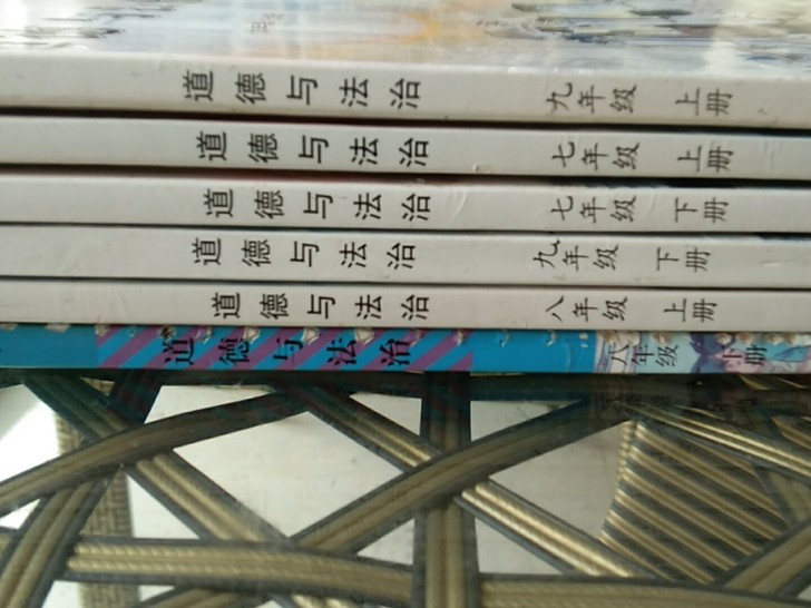 教材，教科书:初中道德与法治6本全