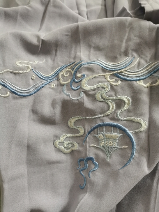 流烟昔冷思慕情侣汉服,m码全套,全新仅试穿...