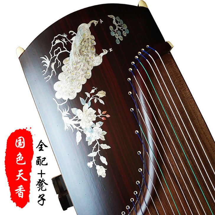 二手弘音大古筝厂家直销初学者入门实木专业演...