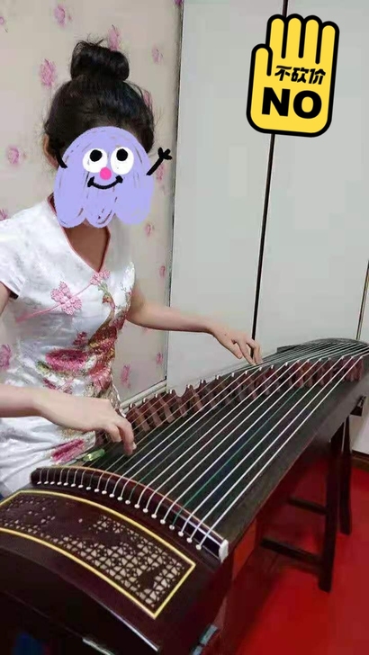 低价出售几乎全新的润扬古筝，以为自己能无师...