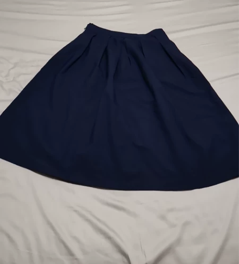 藏蓝色女式大摆裙165/68A九五新，送赠...