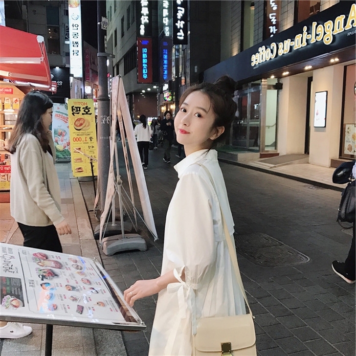 衬衫裙HORMARS/红模 s码可刀