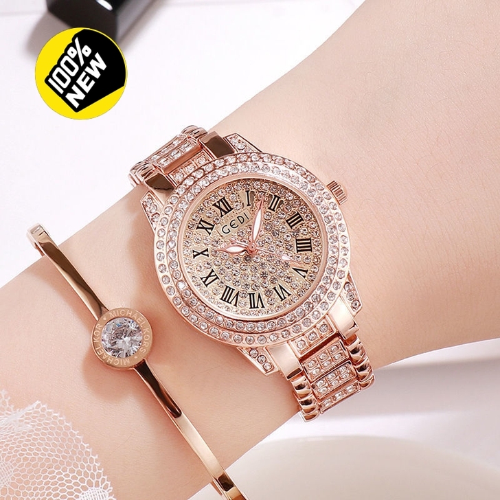歌迪2021新款瑞士正品手表女士学生名牌夏...