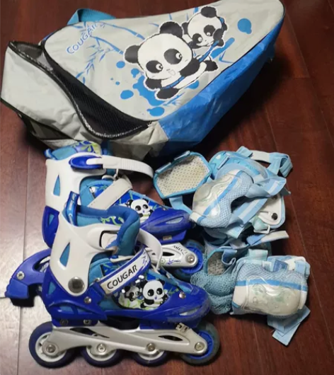 儿童旱冰鞋轮滑鞋34-37码 感兴趣的话点...