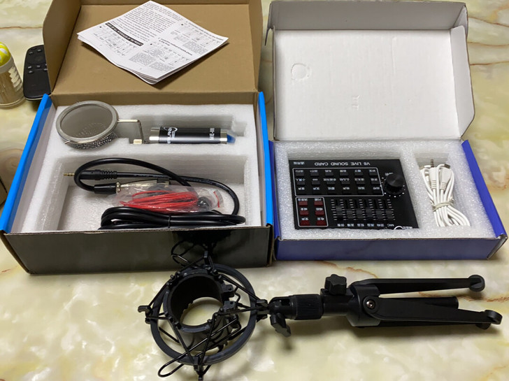 声卡手机带设备游戏变声器 使用方式：手持 ...