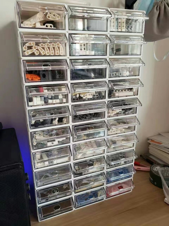 乐高盒 抽屉式收纳盒 抽屉盒 手机维修盒子...