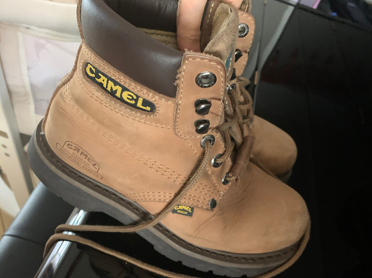 Camel高帮驼色骆驼鞋 新旧如图 全部原...