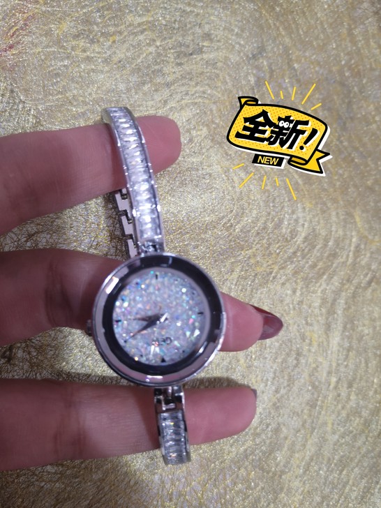 全新满钻手表！！！防水！超级闪！