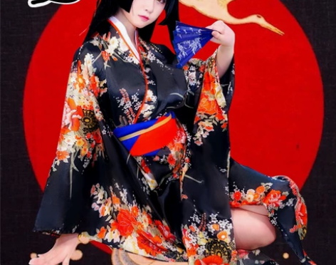 地狱少女 阎魔爱 和服 和风浴衣 cosp...