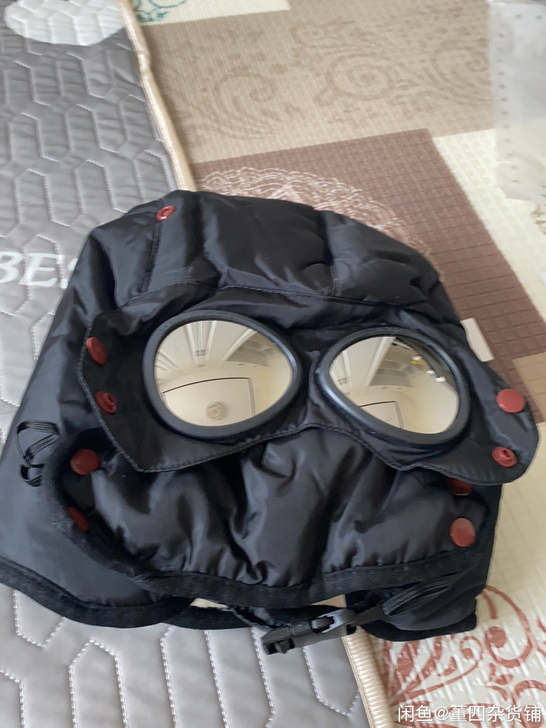 全新未戴黑色均码  雷锋帽 女冬季滑雪眼镜...