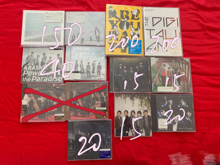 出 ARASHI 岚 专辑/单曲/con碟...