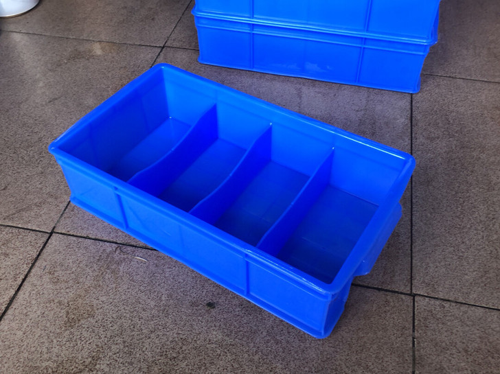 厂家直销螺丝盒有格子胶框仓库分类分隔箱6格...