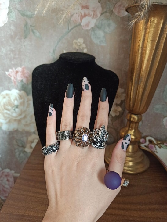 vintage复古夸张金属戒指孤品男女集合