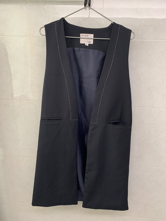 M-93西装马甲，S码，穿过2两