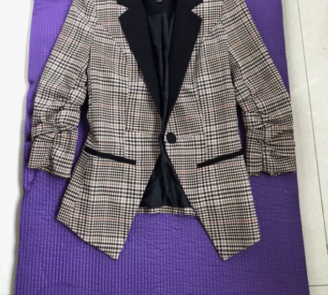 【商场购买 Vero Moda 经典格子小...