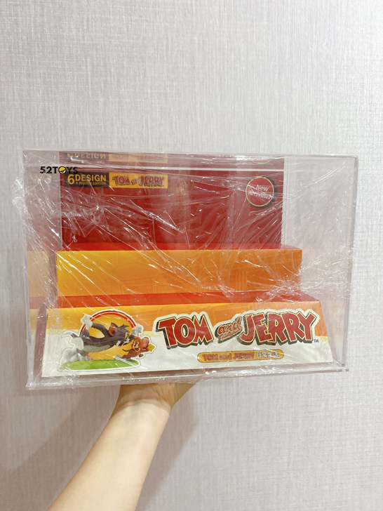 52toys盲盒收纳展示架防尘透明放娃娃展...