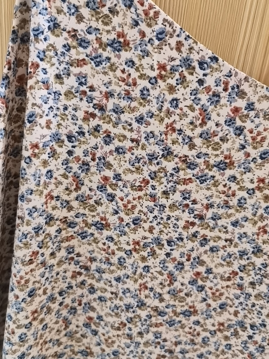 蓝色碎花吊带裙，实体店70购入，仅试穿，均...