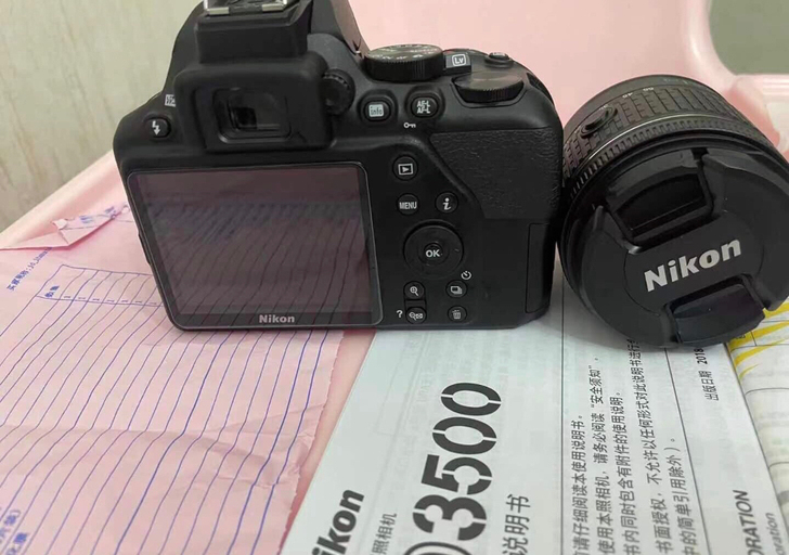 99新，尼康D3500出手，因没时间玩，有...