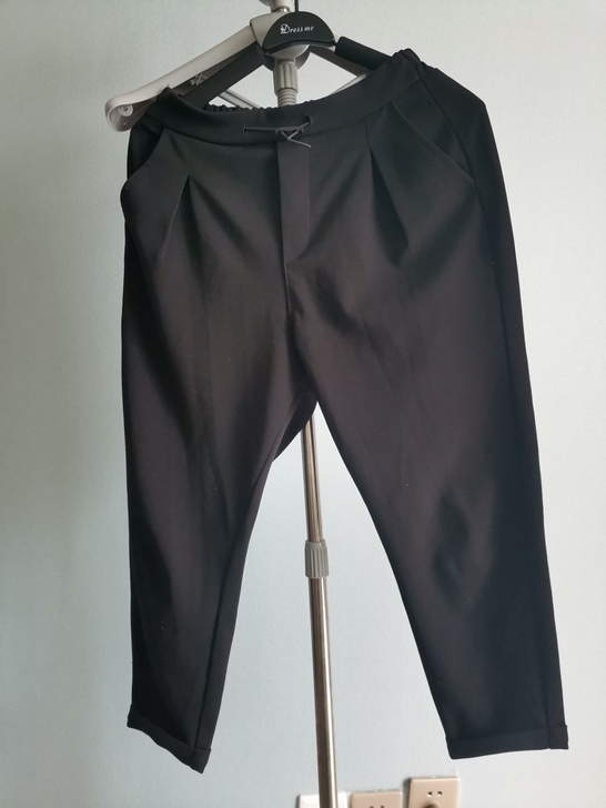 松紧腰   裤长75