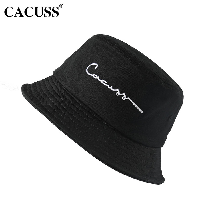 CACUSS渔夫帽男秋冬韩版帽子女大头围潮...